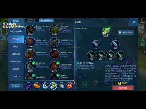 Part 1 build maskman flex ko lng  itong build kay moskov😃😃😃(mobile Legends bang bang)