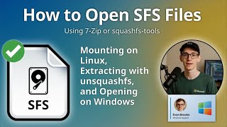 How to Open SFS Files (SquashFS Filesystem Image)