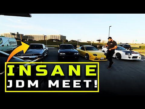 *INSANE* JDM Meet Up! R32 GTR, Mk4 Supra & More!
