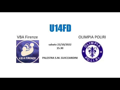 U14FD - VBA FIRENZE vs OLIMPIA POLIRI