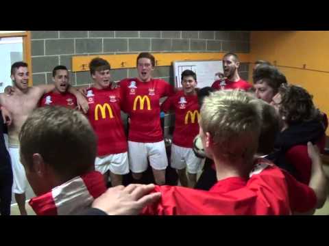 Inside the Red Devils changeroom after Ballarat Red Devils v Green Gully SC
