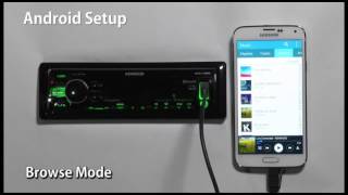 Kenwood and Excelon CD Receivers Android Playback Features