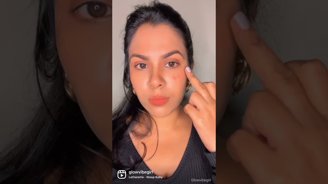 Blush for a sun kissed look ! Drugstore cream blush #youtubeshorts #youtuber #blush #chennai