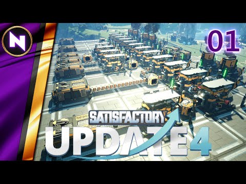 New & Effective Start for Update 4 | #1 | Satisfactory Update 4 | Lets Play/Walkthrough