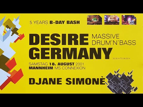 DJane Simoné - Desire Germany 5 Years B-Day Bash @ MS Connexion, Mannheim 18.08.2001 Side A