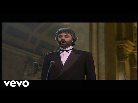 Andrea Bocelli - Ave Maria - Live From Basilica Di Santa Maria Sopra Minerva, Italy / 1999