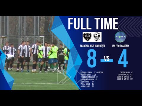 Rezumat : FC Academia MCR București - ACS MX Pro Academy   8 - 4 (7 - 1)