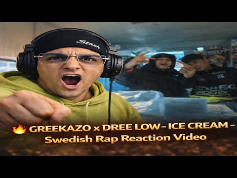 🔥 GREEKAZO x DREE LOW - ICE CREAM- Swedish Rap Reaction Video