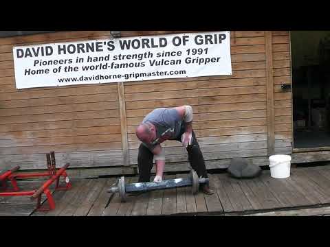 David Horne 40.15k One Hand Pinch Barbell Clean