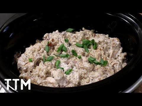 Slow Cooker Chicken and Rice Recipe~Easy Cooking