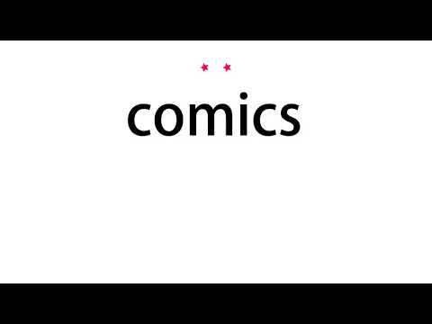 How to pronounce comics - Vocab Today