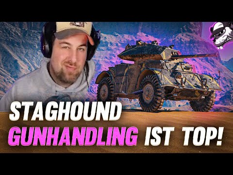 Neue britische Radpanzer: Der Staghound hat eine Top-Kanone für Stufe 6!