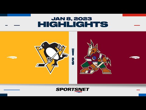 NHL Highlights | Penguins vs. Coyotes - January 8, 2023