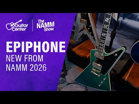 NEW Epiphone Guitars (Futura Collection, 80s Explorer EMG, Artist Models and More!) | NAMM 2026