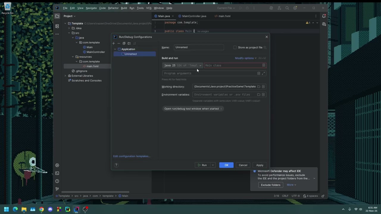JavaFX install and setup in IntelliJ (Local JavaFX template) with Scene Builder setup