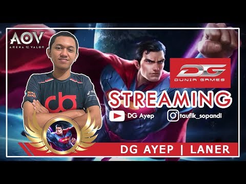 LIVE STREAMING AOV INDO DG Ayep (18+) GASS TERUSS !!!