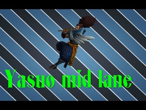 High Noon Yasuo mid lane gameplay commentary - League of Legends
