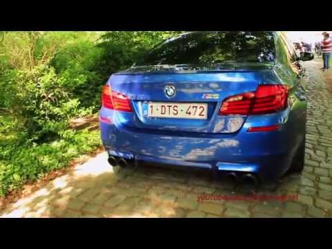 BMW F10 M5 w/ Akrapovic Evo Line - revs, wheelspins & accelerations