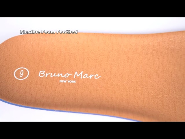 Vídeo relacionado con Bruno Marc Tenis de vestir casuales para hombre, zapatos formales de negocios Crossflex NeatLite Oxfords, Marrón, 44.5 EU