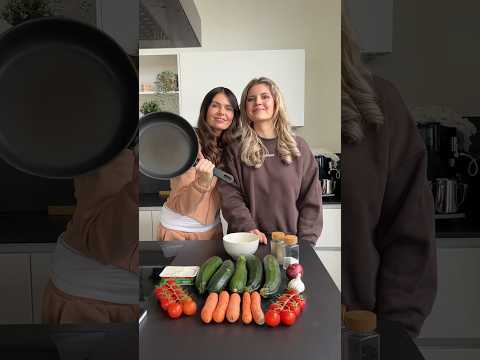 We cook together for our children 😍 healthy and delicious #zucchini #food #delicious #cooking #fr...