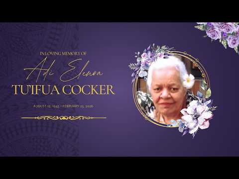 Family Lotu Adi Elenoa Tu’ifua Cocker