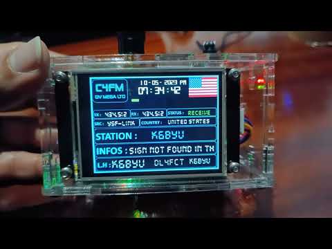 DV-Mega node with 2.8 inch nextion touch screen