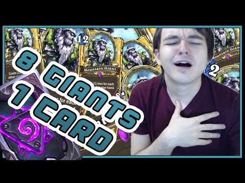 I got 8 giants from a single card! | Spell Mage | Rise of Shadows | Hearthstone