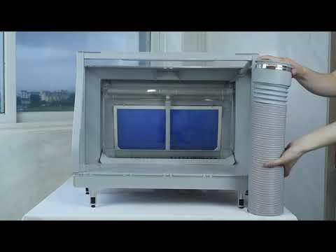 XXL Monster airbrush sprøjtekabine, demo video