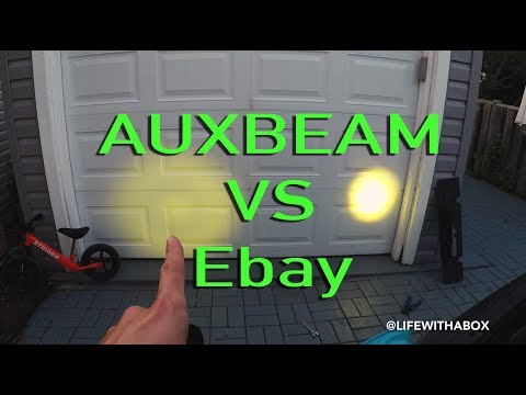 Auxbeam vs Ebay LED Spot Lights