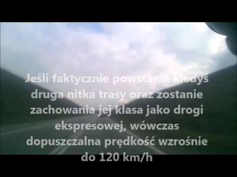 Przejazd drogą S1 na trasie Pyrzowice - Podwarpie