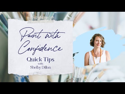 How to Get the Perfect Brushstroke - Confident, Defined Brush Strokes - Acrylic Painting 101