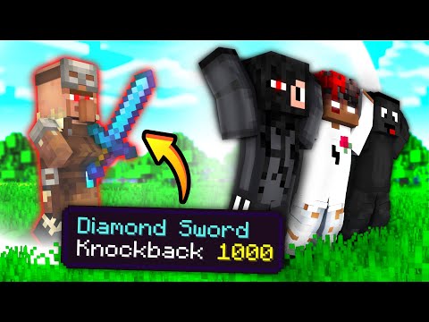 Minecraft, ale Każdy Mob Jest Agresywny Z Odrzutem 1,000...