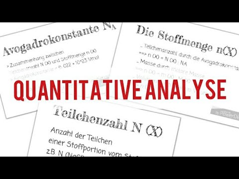 #2 Chemie GRUNDWISSEN | Klasse 9 | Quantitative Analyse: Molare Masse, Avogadrokonstante, ...