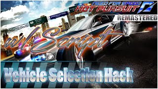 NFS Hot Pursuit - Vehicle Selection [ Outdated Method ]