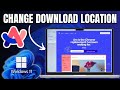 How to Change Download Location in Arc Browser on Windows 11
