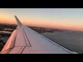 Sunrise Landing American Eagle Embraer E175LR Landing At New York International JFK