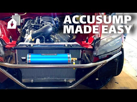 Accusump install for an LS engine