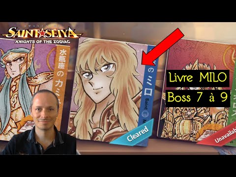 Guide du livre de Milo - Etages 7 a 9 - Saint Seiya Awakening