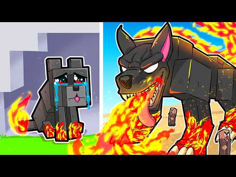 From Baby to Alpha Wolf in Minecraft