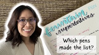 FOUNTAIN PEN SUPERLATIVES // What were my picks for 2025? #fountainpen #fountainpencollection