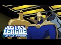 Gold Amazo teams up with Doctor Fate and Hawkgirl to look for his destiny | Justice League Unlimited