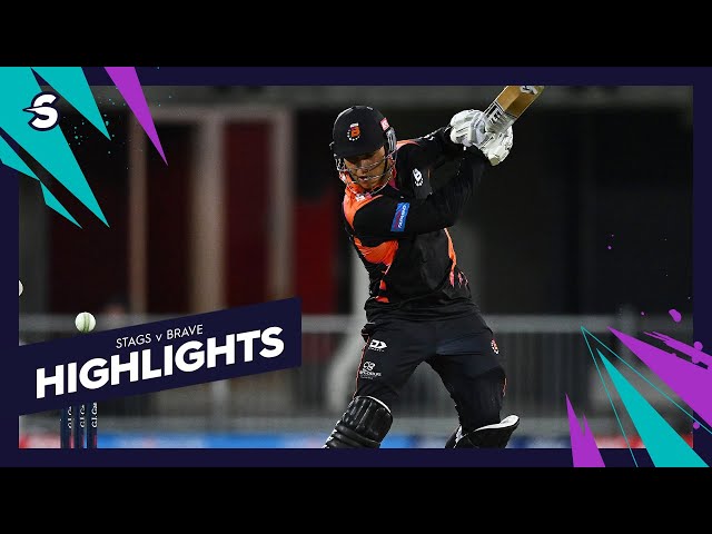 Clarke ices the chase! Central Stags vs. Northern Brave (m) – Match Highlights