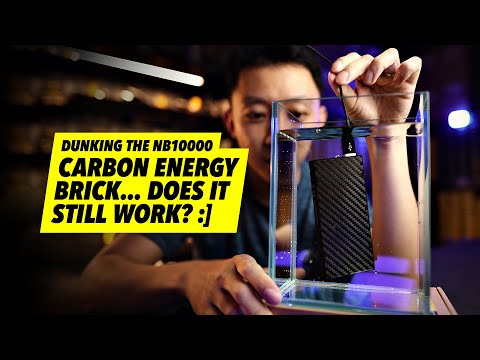 Nitecore NB10000 Carbon Fiber Energy Brick : premier aperçu