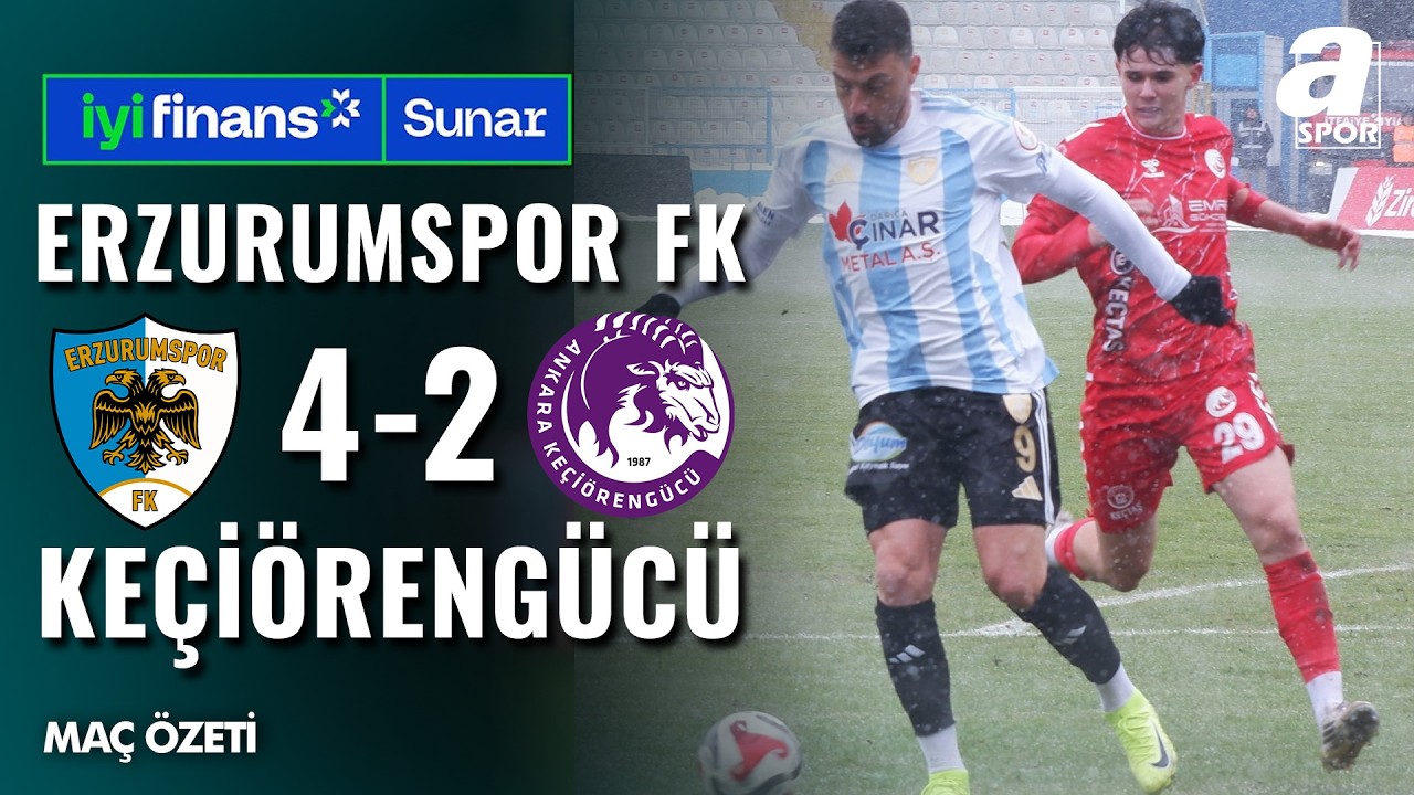 Erzurumspor FK vs Keçiörengücü Highlights