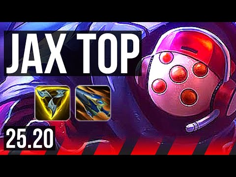 JAX vs MALPHITE (TOP) | 6 solo kills, 14/2/5, Legendary | EUW Challenger | 25.20