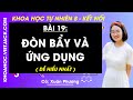 Khoa học tự nhiên 8 Bài 19: Đòn bẩy và ứng dụng | Kết nối tri thức