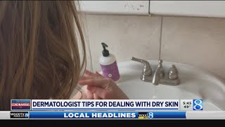 Tips for dealing with dry skin from frequent hand washing