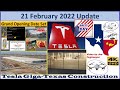 Tesla Gigafactory Texas 21 February 2022 Cyber Truck & Model Y Factory Construction Update(07:45 AM)