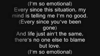 one chance-so emotional lyrics