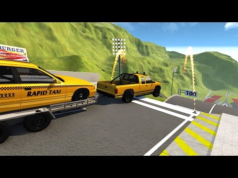 BeamNG drive - Car Jump Arena